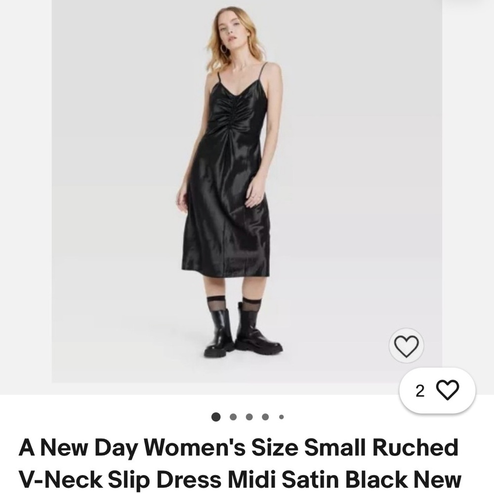 Target black cinch front dress